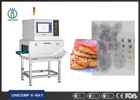 Unicomp Food X Ray-inspectiemachine voor buitenlands materiaal Steenglas Metaalonderzoek