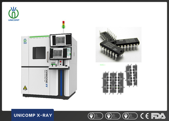 PCB-röntgenmachine met hoge vergroting Unicomp AX9100MAX voor elektronische IC-componenten