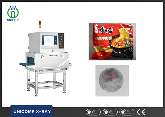 Voedsel-röntgenopsporingsapparatuur voor het controleren van voedsel in zakken met automatische afwijzering