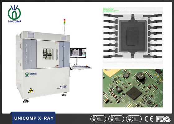 Van de microfocus130kv Röntgenstraal van de Unicomp de off-line hoge penetratie machine AX9100 die voor SMT PCBA cpu IC kwaliteitscontrole solderen
