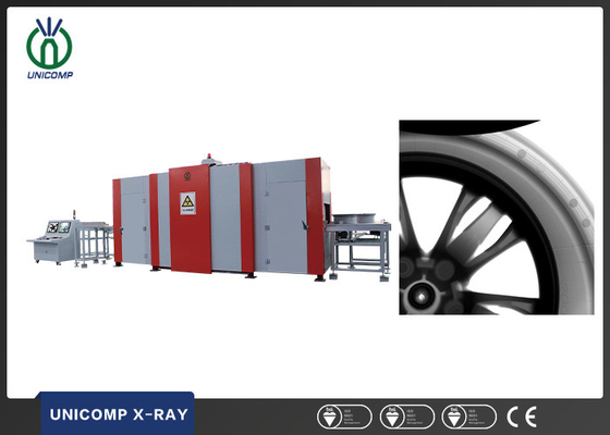De volledig Automatische Online NDT X Ray Equipment For Automotive Aluminum Hub van het Legeringswiel