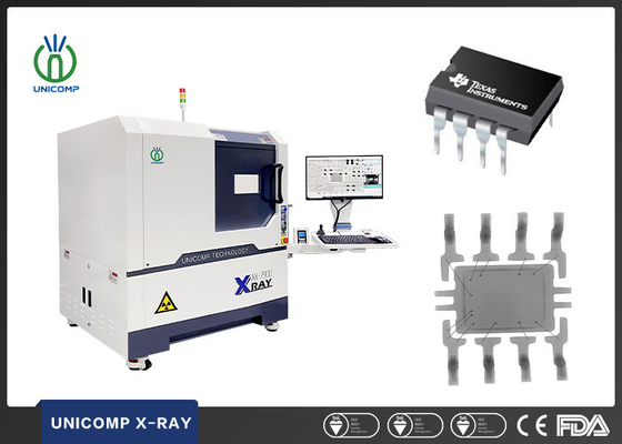 AX7900 Unicomp X Ray Machine 5 Micron Focus Spot Gesloten Buis voor SMT BGA QFN IC Inspectie