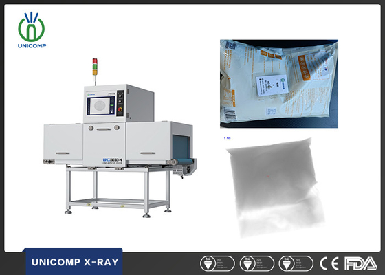 Unicomp UNX6030N Zware lading röntgenlicht voedsel inspectie machine voor soja-melkpoeder in IP66 waterdicht niveau