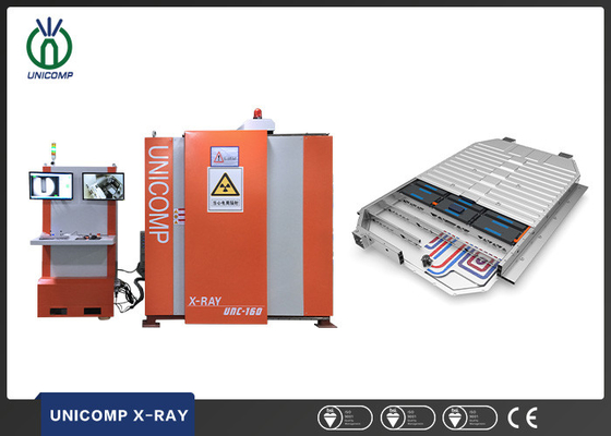 DR. Röntgenstraalmachine Unicomp UNC160 voor elektrische van de de batterijhuisvesting van het auto'slithium het lassenbarsten wordt ontsiert NDT het testen gebruikt die