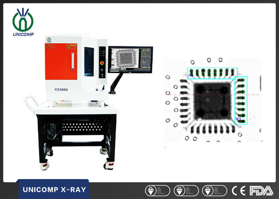 Elektronika X Ray Machine For SMT PCBA BGA van de Unicomp90kv 5um Gesloten Buis