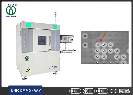 Van de Röntgenstraalmachines van China van manfuacturerunicomp microfocus130kv Röntgenstraal AX9100 met de schuine mening van 2.5D FPD voor PCBA IC BGA PTH