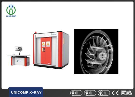 Unicomp UNC320 NDT X-ray apparatuur voor het detecteren van interne defecten in lucht- en ruimtevaartgietstukken