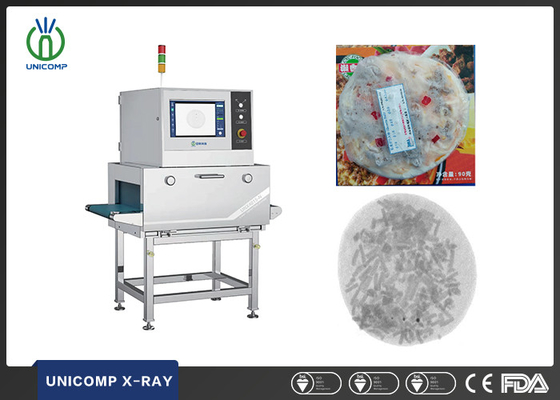 High Resolution Food Scanner Machine Unicomp UNX4015N detecteert glas keramisch in rundvlees