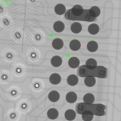 Hoge specificaties Elektronische boards 2D &amp; 2.5D Röntgenmachine Unicomp AX9100MAX Met 360 graden rotatietafel Voor BGA En PCB-inspectie