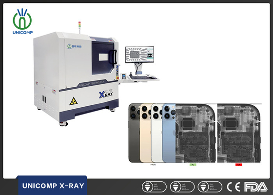 CNC programmeerbare automatische inspectie Elektronische röntgenmachine Unicomp AX7900 met kantelhoek 60°