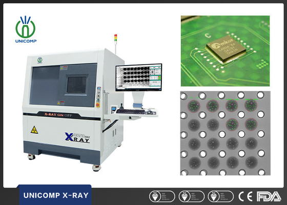 Real-time Unicomp X Ray Machine AX8200MAX 5 micron gesloten buis voor SMT EMS BGA ongeldige controle
