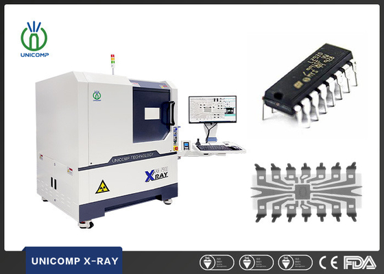 PCBA Unicomp X Ray Machine AX7900 Hoge resolutie FPD voor BGA Die Bond Wire-inspectie