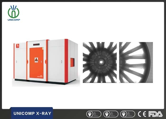 Gescheiden röntgenbuis type 6000 kg UNL-serie NDT-röntgenmachine voor de controle van de wielnavel DR