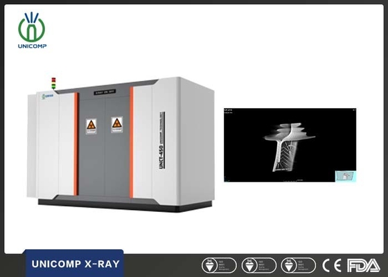 High Resolution X-Ray Tomography Machine Unicomp UNCT3200 voor niet-destructieve testen van motorbladen