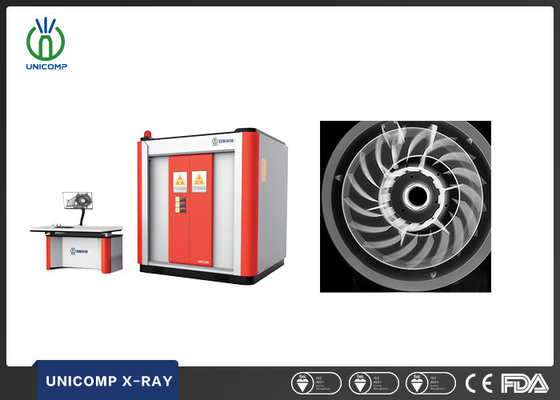 Unicomp UNC320 X-Ray identificeert gebreken in lucht- en ruimtevaart gietstukken