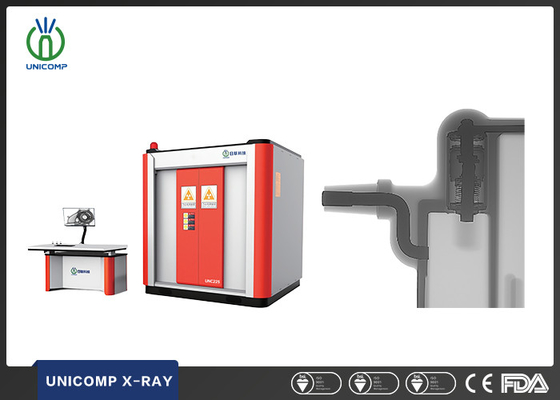 Unicomp UNC225 Röntgenmachine identificeert fouten in Power Resin met 0,4 mm/1,0 mm brandpuntgrootte bij 225 kV