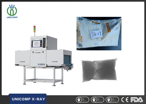 Hoog nauwkeurig intelligent voedsel röntgenscanner systeem Unicomp UNX6030N voor groot verpakte voedingsmiddelen