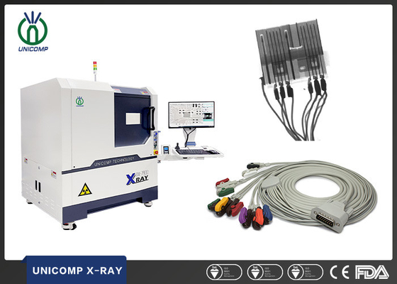 Van de de Röntgenstraalinspectie van Unicompmicrofocus 2.5D de machine AX7900 met schuine mening voor Draaduitrusting & de inspectie van kabelsbarsten