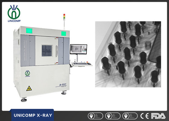 130kV-microfocusröntgenstraal van Unicomp AX9100 voor het solderen van SMT PCBA BGA Inspectie